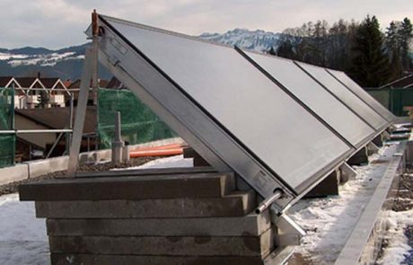 Thermische Solaranlage auf Dach